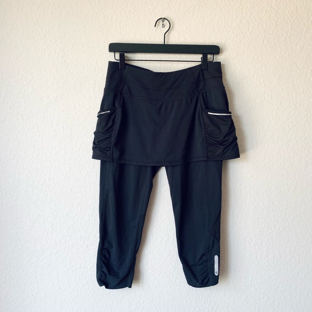 ATHLETA Stretch Elastic Waistband Athleisure Golf Legging Skort
